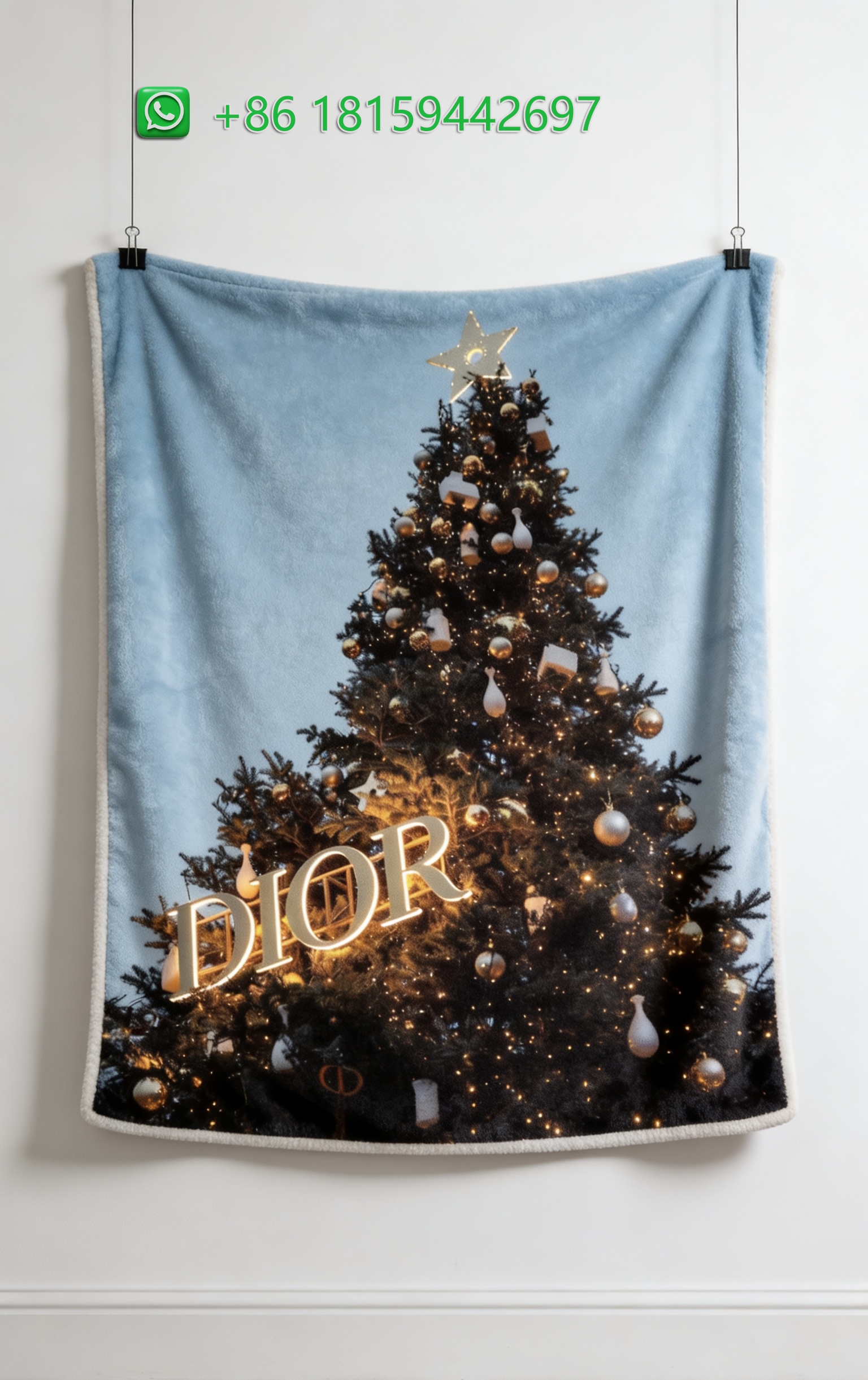 Dior Throw Blankets